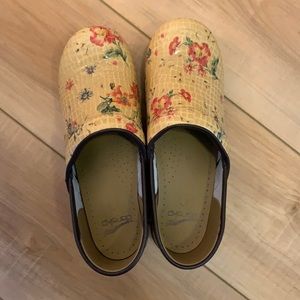 Floral Dansko Clogs